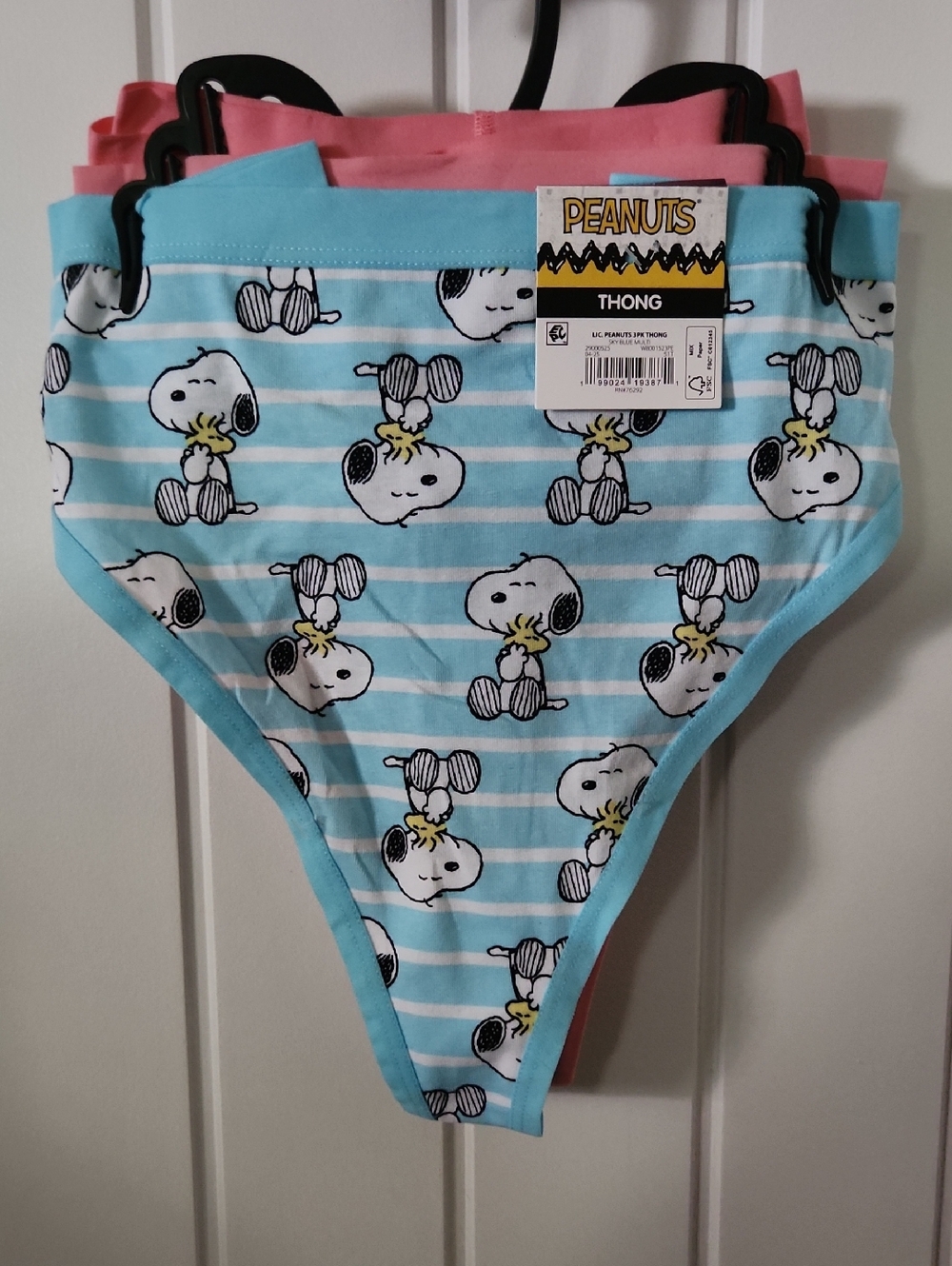 3 Pack Of Snoopy Peanuts Thong Panties Size XXL (20)